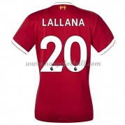Billige Liverpool Dame 2017-18 Fotballdrakter Adam Lallana 20 Hjemmedraktsett Kortermet..